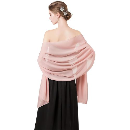 Écharpe Femme Pashmina Robe De Soirée Pour Robes De Soirée Châle De Mariage Écharpe Hiver Grand Châle Doux Pour Femmes.[G484]