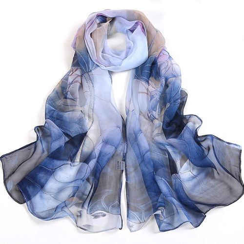 Foulard Femme Écharpe Pour Légère Fleur Pour La Plage Le Quotidien Fête Banquet.[G480]