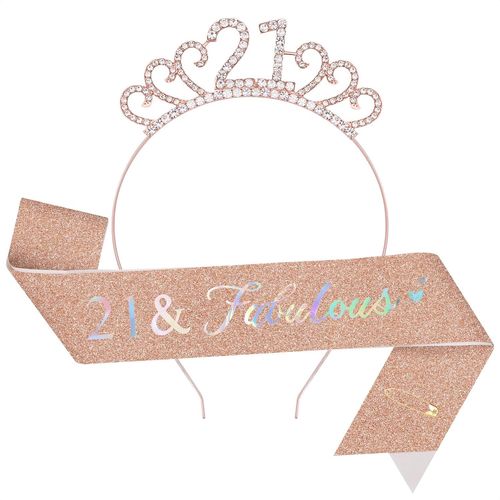 50 Ans Anniversaire Femme Chapeau Echarpe Kit,50 Fabulous Écharpe Couronne Chapeau Anniversaire Decoration Cadeau 50 Ans Femme Fille.[G1056]