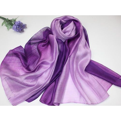 Foulard En Coton Et Soie Pour Femme.[G1069]
