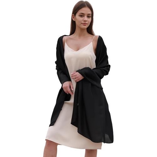 Étole Châle Pashmina Femme Foulard Robe De Soirée Écharpe De Couleur Unie Étole Femme.[G323]