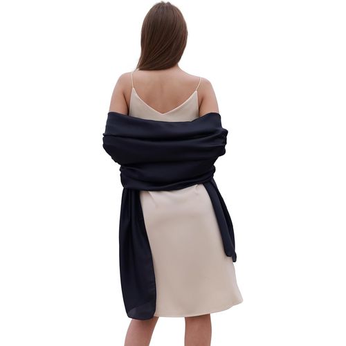 Étole Châle Pashmina Femme Foulard Robe De Soirée Écharpe De Couleur Unie Étole Femme.[G326]