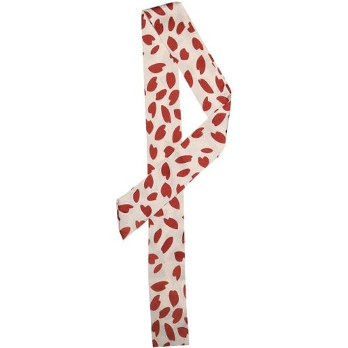 Femme Maigre Ruban Foulard C?Ur Motif Étroit Cheveaux Garniture Écharpe Bandeau Sac Poignée Enveloppante