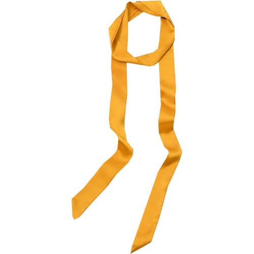 La Mode Féminine Douce Section Mince Noir Écharpe Serrée Cravate Collier Collier Ruban