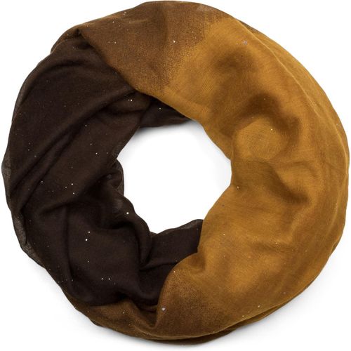 Belle Écharpe Snood Brillante Avec Un Dégradé De Couleur,Écharpe À Paillettes,Paillettes,Écharpe,Toile,Pour Femmes 01017033