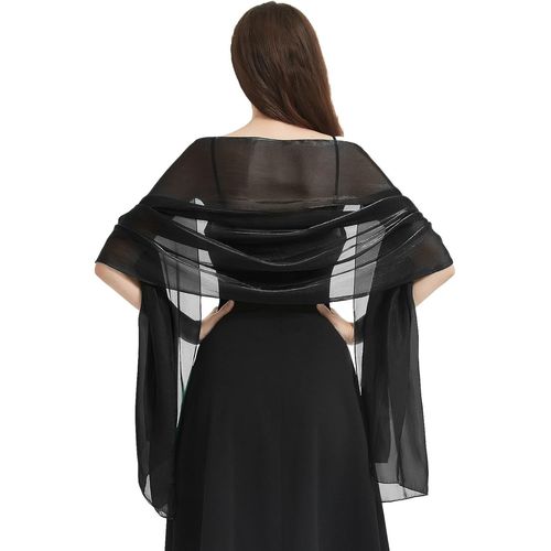 Châles Femme Étole Chic Écharpe Elégante Wrap Foulard Pashmina Scintillants Pour Mariage Soirée Cérémonies Fêtes.[G1093]