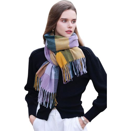 Les Femmes Doux Cachemire Écharpe En Laine De Grandes Pashminas Châle Et Enroule Chaleureuse A Volé Couverture.[G1272]
