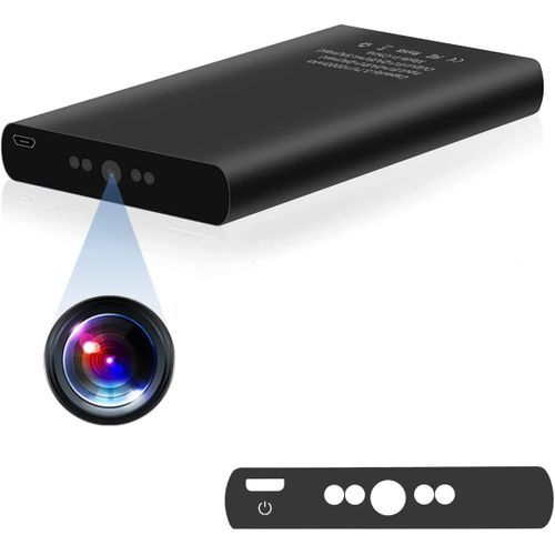 Mini Caméra De Sécurité Power Bank, Hd 1080P 10000Mah Portable Spy Power Bank Nanny Cam Avec Détection De Mouvement Pour La Maison, Sécurité De La Pièce[CAM6262035]