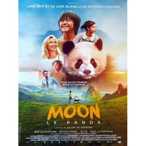 Moon Le Panda - Affiche Originale De Cinéma - Format 40x60 Cm - Un Film De Gilles De Maistre Avec Noé Yé, Alexandra Lamy, Nina Yé, Sylvia Chang, Liu Martane - Année 2025
