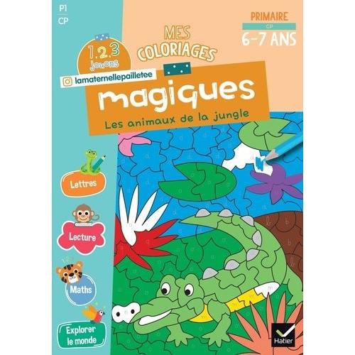 Mes Coloriages Magiques Cp - Les Animaux De La Jungle