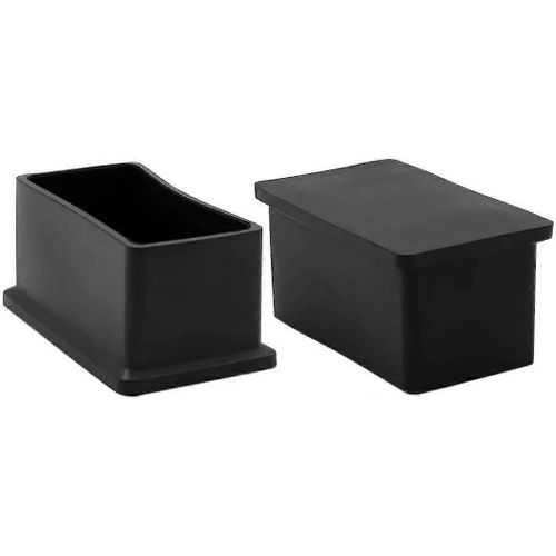 Pack 8 Embouts De Pied De Chaise Rectangulaires En Pvc Non Marquants, Pieds De Chaise, Housses De Table 30 X 60mm (1-3/16 « X 2-3/8 »)