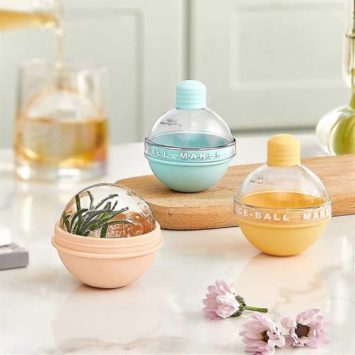 Été 2022 Nouvelles Ampoules Créatives Moules De Glace, Grand Réfrigérateur En Silicone Ice Cube Mold, Pour Les Boissons Au Café À La Maison Réutilisable Sphere Ice Mold
