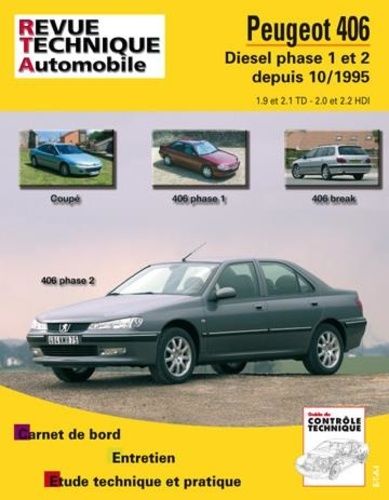 Peugeot 406 - Moteurs Diesel Et Turbo Diese