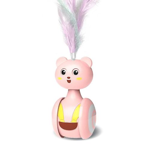 Jouets Pour Chat Taquin Depuis Hi, Balle De Jouet Pour Chat, Gobelet Amusant, Boule À Gratter, Plumes Colorées, Bâton Pour Chat Taquin Rose