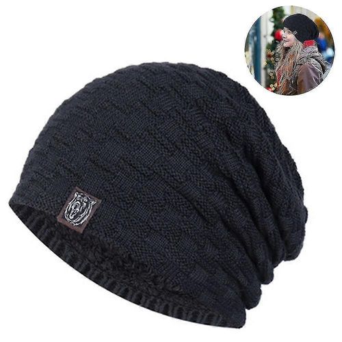 1 Pcs Chapeau Pour Hommes Hiver Chapeaux Chauds Tricot Slouchy Thick Skull Cap