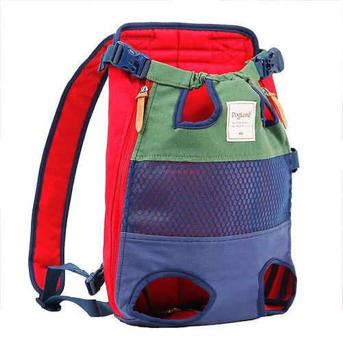Sacs À Dos Pour Chiens, Chiens De Taille Moyenne, Porte-Chien, Porte-Chien, Sac De Transport Réglable, Sac À Dos Pour Randonnée Bleu Verdâtre