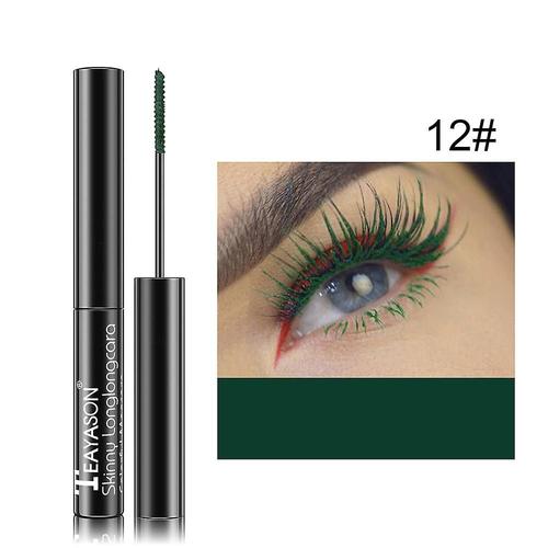 Mascara Couleur Maquillage Longue Durée Épais Bouclé Séchage Rapide Allonge Pour Les Femmes 12 