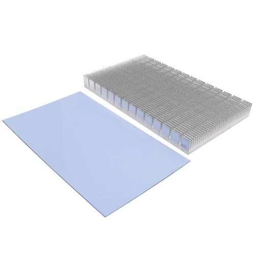 Radiateur En Aluminium De Bricolage Pour Rtx 3080 3090 Carte Graphique Backside Vram, Mod Gpu Backplate 150x90x15mm