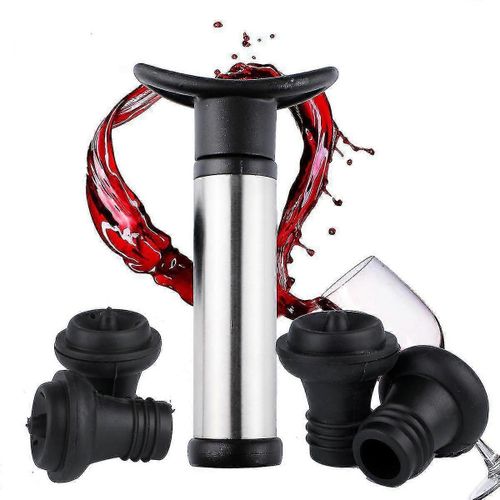 Économiseur de vin sous vide avec 4 bouchons de vin sous vide z66466