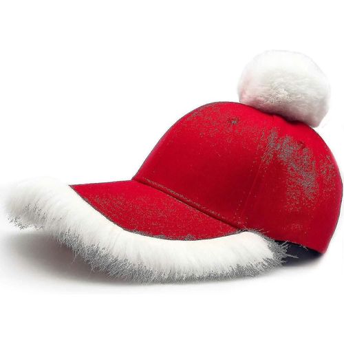 Bonnet De Père Noël Festif ! Drôle De Noël Père Noël Chapeau Réglable Mode Père Noël Baseball Cap-Yujia