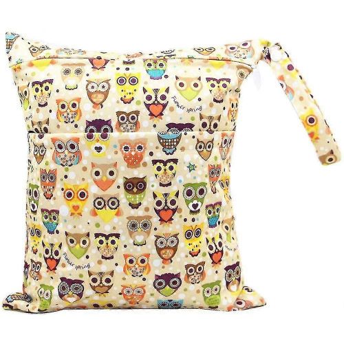 Imperméable À L'eau Lavable Zippé Réutilisable Sac À Couches Sac De Rangement Nappy Organizer
