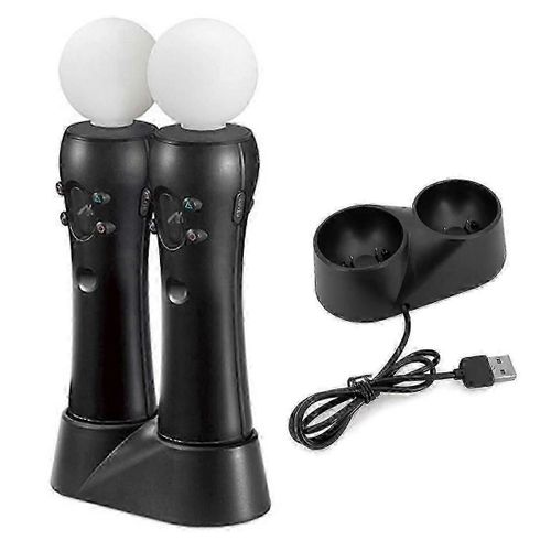 Manettes De Mouvement Ps4 Vr Move Avec Double Chargeur - Manettes De Jeu Améliorées Pour La Réalité Virtuelle