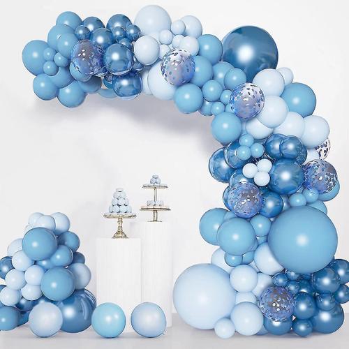 Guirlande Ballon Joyeux Anniversaire Bleue