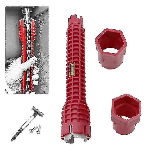 8 En 1 Robinet Évier Installateur Multi Purpose Clé Outil Plomberie Pipe Wrench