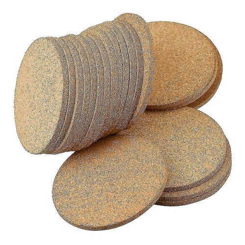 Sous-Verres À Boisson En Bois, Sous-Verres De 10 Tasses Pour Boissons Ensemble De Sous-Verres En Liège Absorbants, Grands Sous-Verres Réutilisables Empilables En Bois Naturel