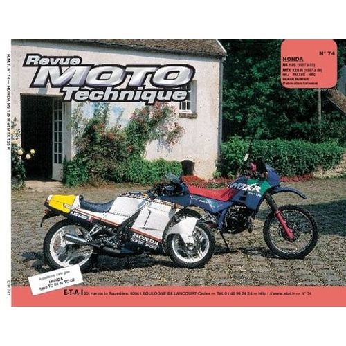 Revue Moto Technique Numero 74 : Honda Ns 125 R Et Mtx 125