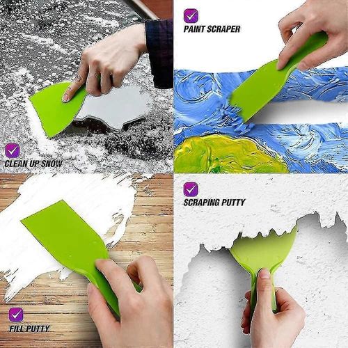 Grattoir à mastic 4 » Couteaux à mastic flexibles Épandeur jetable pour scotcher les cloisons sèches4 pouces