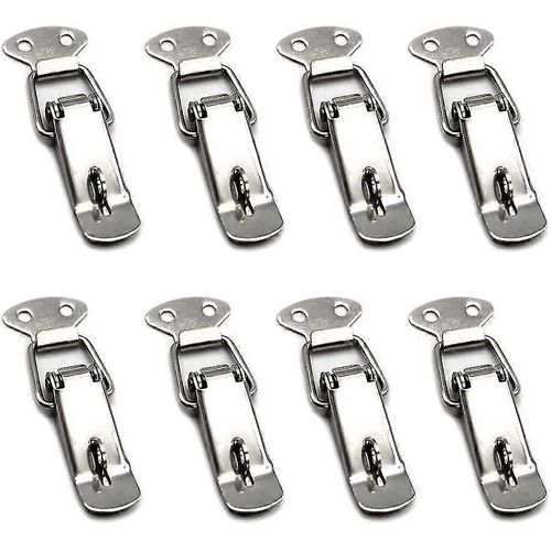 8 pièces Levier Latch Spring Closure Verrouillage à bascule en acier inoxydable pour coffre à outils