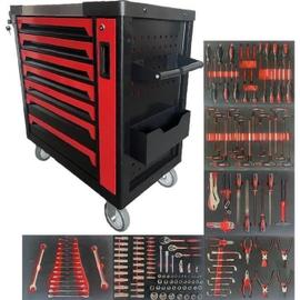 Servante d'atelier - 7 tiroirs - avec 246 outils