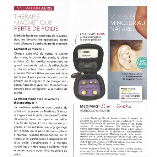 Aimants Thérapeutiques Slim Smoke Medimag