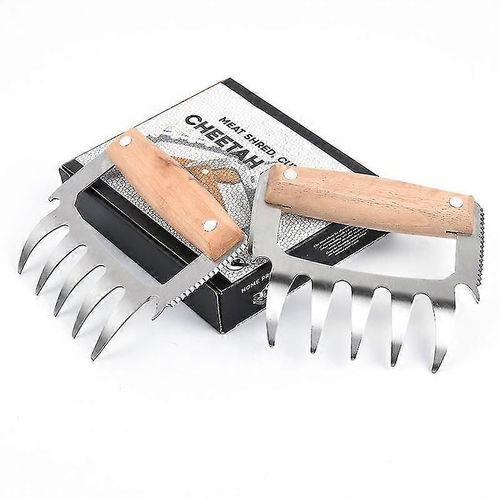 Griffes de viande uniques, déchiqueteuse à viande tirée, soulevez et saisissez et tirez et hachez la fourchette de barbecue