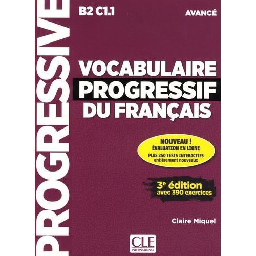Vocabulaire Progressif Du Français Avancé - Avec 390 Exercices (1 Cd Audio)