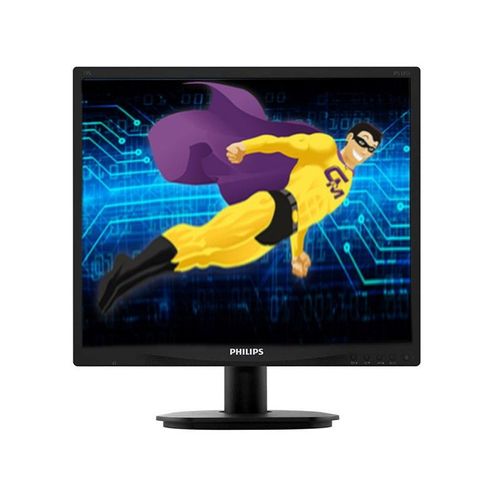 Ecran PC 19" PHILIPS 19S4QAB 1280x1024 60Hz TFT 5ms 5:4 VGA DVI Jack