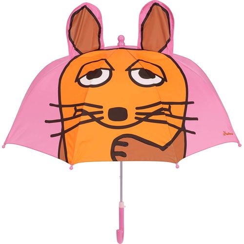Ershi-Die Maus Mixte Enfant 3d Regenschirm Die Maus Umbrella, Pink (Rosa 14), One Size[2112]
