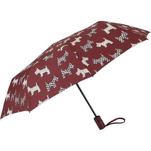 Ershi-Parapluie Pluie Pliable Anti-Vent Imprimé Chiens Ouverture Automatique Diamètre 110 Cm[2662]