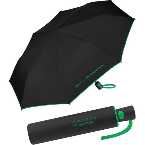 Ershi-Happy Rain, Parapluie Cannes Unisexe Adulte Noir Noir 95 Cm[533]