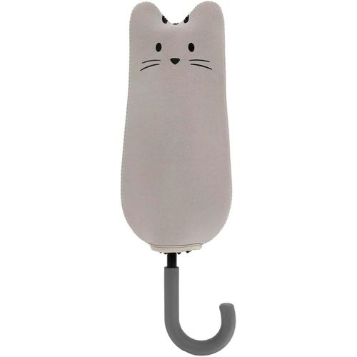 Ershi-Parapluie Meowmbrella Couleur Gris Un Design Avec Des Chats Partout Nylon[1644]