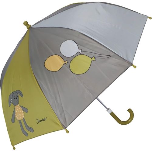 Ershi-Parapluie Unisexe Pour Bébé - Motif Éléphant Et Lapin - Mini Parapluie - Vert Foncé[2173]