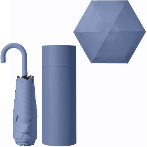 ERSHI-Parapluie de Voyage Pliable Compact et élégant, Protection Contre la Pluie et le Soleil/Protection anti-UV UPF 50 99,9 %/ Vo[791]