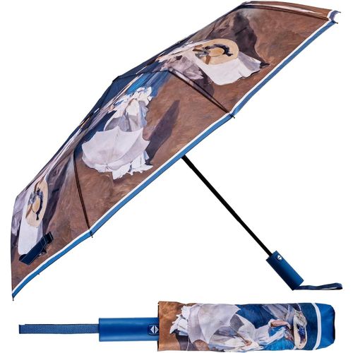 Ershi-Parapluie Pliable Et Compact Pour Femme Au Design Art Collection Avec Ouverture Et Fermeture Automatiques. Résistant Au Vent[1976]
