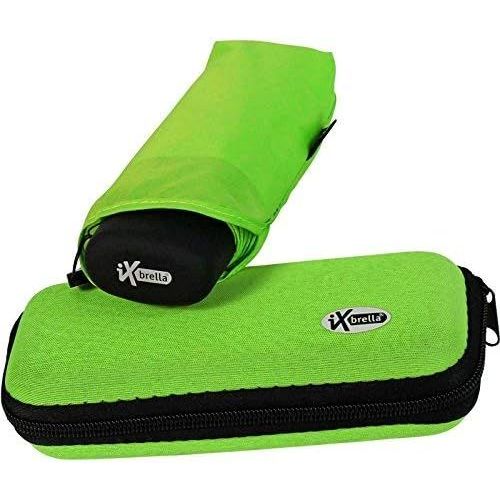 Ershi-Super Mini Parapluie De Poche Dans Un Étui Vert Vert Fluo 18,5 Cm[433]