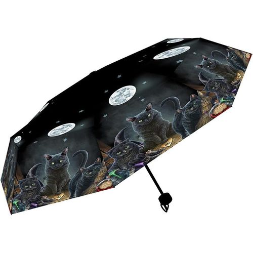 Ershi-Familiars Parapluie (Lp) En Résine, Noir, 55 Cm[1301]