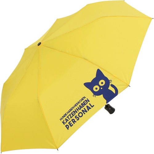 Ershi-Mini Parapluie De Poche Stable Et Automatique Imprimé "Chats Ont Personal..."[2590]
