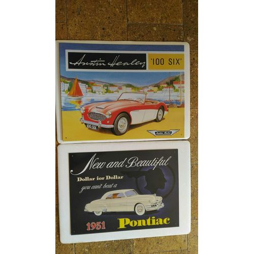 Plaques Métal Déco Pontiac Et Austin