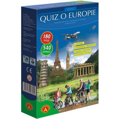 Alexander Quiz O Europie - Mini, Jeu Éducatif, Enfants, 10 Année(S), Polonais, Polonais, 55 Pièce(S)