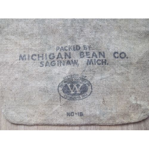Sac Us Ww2 Haricots Blanc Plan Marshall Reconstruction De L'Europe